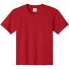 Custom Port & Co Youth Essential Tee. Red