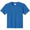 Custom Port & Co Youth Essential Tee. Royal Blue