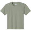 Custom Port & Co Youth Essential Tee. Stonewshd Grn