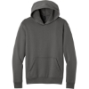 Custom Port & Co Easy Fleece Pullover Hooded Sweatshirt Charcoal Gray