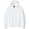 Custom Port & Co Easy Fleece Pullover Hooded Sweatshirt White
