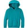 Custom Port & Co Youth Easy Fleece Pullover Hooded Sweatshirt Bright Aqua Blue
