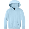 Custom Port & Co Youth Easy Fleece Pullover Hooded Sweatshirt Ice Blue