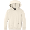 Custom Port & Co Youth Easy Fleece Pullover Hooded Sweatshirt Natural Tan