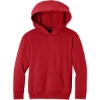 Custom Port & Co Youth Easy Fleece Pullover Hooded Sweatshirt Red