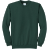 Custom Port & Co Core Fleece Crewneck Sweatshirt. Dark Green