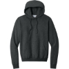 Custom Port & Co Core Fleece Pullover Hooded Sweatshirt. Black Heather