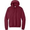 Custom Port & Co Core Fleece Pullover Hooded Sweatshirt. Cardinal Red