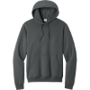 Custom Port & Co Core Fleece Pullover Hooded Sweatshirt. Charcoal Gray