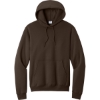 Custom Port & Co Core Fleece Pullover Hooded Sweatshirt. Dark Chocolate Brown