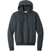 Custom Port & Co Core Fleece Pullover Hooded Sweatshirt. Dk Hthr Grey