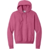 Custom Port & Co Core Fleece Pullover Hooded Sweatshirt. Heather Sangria Pink