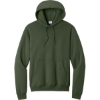 Custom Port & Co Core Fleece Pullover Hooded Sweatshirt. Olive Drab Green
