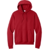 Custom Port & Co Core Fleece Pullover Hooded Sweatshirt. Red