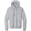 Custom Port & Co Core Fleece Pullover Hooded Sweatshirt. Silver