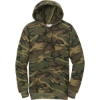 Custom Port & Co Core Fleece Camo Pullover Hooded Sweatshirt. Military Camo Green/Brown