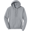 Custom Port & Co Tall Core Fleece Pullover Hooded Sweatshirt Athletic Heather Gray