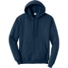 Custom Port & Co Tall Core Fleece Pullover Hooded Sweatshirt Navy Blue