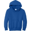 Custom Port & Co Youth Core Fleece Pullover Hooded Sweatshirt Royal Blue
