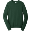 Custom Port & Co Fan Favorite Fleece Crewneck Sweatshirt. Forest Green