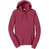 Custom Port & Co Fan Favorite Fleece Pullover Hooded Sweatshirt. Garnet
