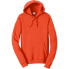 Custom Port & Co Fan Favorite Fleece Pullover Hooded Sweatshirt. Orange