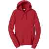 Custom Port & Co Fan Favorite Fleece Pullover Hooded Sweatshirt. Team Cardinal Red