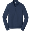 Custom Port & Co Fan Favorite Fleece 1/4-Zip Pullover Sweatshirt. Team Navy Blue