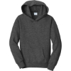 Custom Port & Co Youth Fan Favorite Fleece Pullover Hooded Sweatshirt. Dark Hthr Grey