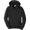 Custom Port & Co Youth Fan Favorite Fleece Pullover Hooded Sweatshirt. Jet Black