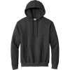 Custom Port & Co Essential Fleece Pullover Hooded Sweatshirt. Dark Hthr Grey