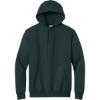 Custom Port & Co Tall Essential Fleece Pullover Hooded Sweatshirt. Dark Green