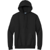 Custom Port & Co Tall Essential Fleece Pullover Hooded Sweatshirt. Jet Black
