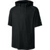 Custom Richardson Charge Performance Fleece Short Sleeve Hoodie Black