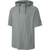 Custom Richardson Charge Performance Fleece Short Sleeve Hoodie Grey