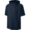 Custom Richardson Charge Performance Fleece Short Sleeve Hoodie Navy Blue