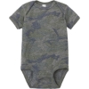 Custom Rabbit Skins Infant Vintage Fine Jersey Bodysuit . Vintage Camo Gray/Green