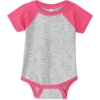 Custom Rabbit Skins Infant Baseball Fine Jersey Bodysuit. VH/Vnt Hot Pnk