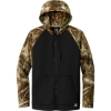 Custom Russell Outdoors Realtree Performance Colorblock Full-Zip Hoodie Blk/RTEdge
