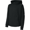 Custom Richardson Youth Charge Performance Fleece Long Sleeve Hoodie Black
