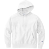 Custom Champion Reverse Weave Hooded Sweatshirt White