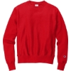 Custom Champion Reverse Weave Crewneck Sweatshirt Red