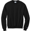 Custom Champion Powerblend Crewneck Sweatshirt. Black