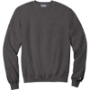 Custom Champion Powerblend Crewneck Sweatshirt. Charcoal Heather Gray