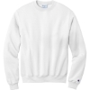 Custom Champion Powerblend Crewneck Sweatshirt. White