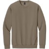 Custom Gildan Softstyle Crewneck Sweatshirt Brown Savana