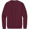 Custom Gildan Softstyle Crewneck Sweatshirt Maroon Red