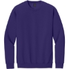 Custom Gildan Softstyle Crewneck Sweatshirt Purple