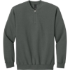 Custom Gildan Softstyle Midweight Fleece 1/4-Zip Charcoal Gray