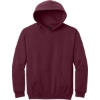 Custom Gildan Youth Softstyle Midweight Fleece Hoodie Maroon Red